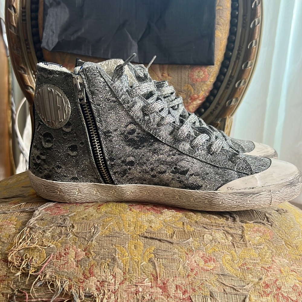 Golden goose sparkly sneakers size 40
